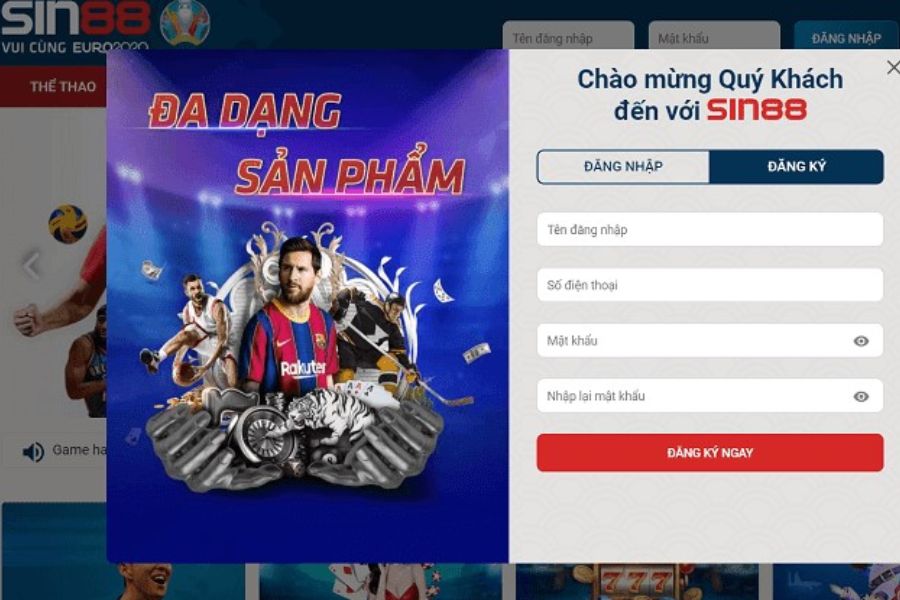 Hướng Dẫn Đăng Ký Sin88 4 Cách đăng ký Sin88 bằng email, số điện thoại