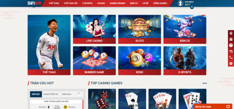 Thông Tin Cá Cược 3 Cam Kết Từ SIN88