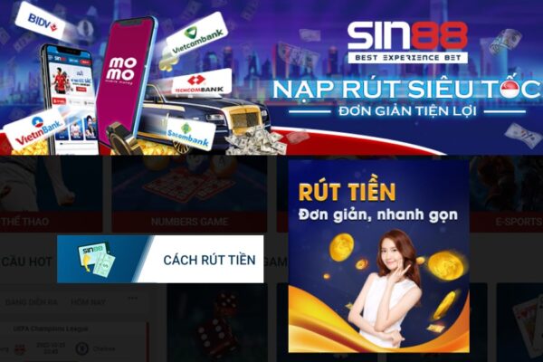 Hướng Dẫn Rút Tiền SIN88 Về Tài Khoản Ngân Hàng “Cực Nhanh" 1 Rút tiền SIN88 nhanh chóng và minh bạch Hướng Dẫn Rút Tiền SIN88 Về Tài Khoản Ngân Hàng “Cực Nhanh"
