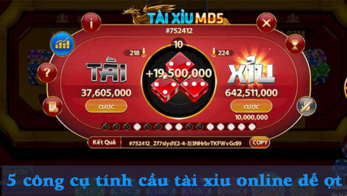 5 công cụ tính cầu tài xỉu online 20K ăn 2 triệu dễ ợt