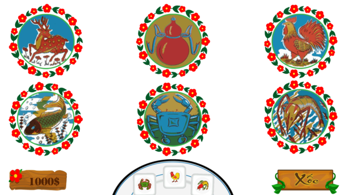 Hướng dẫn chơi Bầu Cua Tôm Cá chơi đâu thắng đó 1 bầu cua online